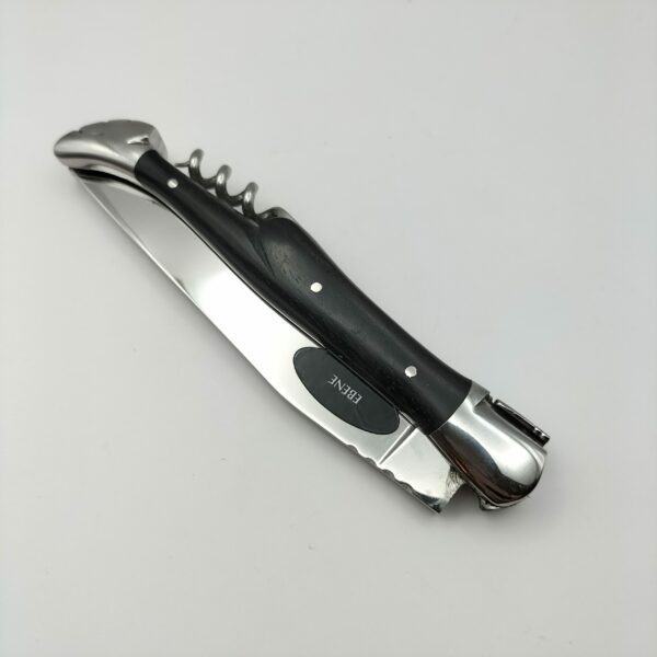 Couteau Pliant Laguiole 12 cm 2 pièces G.David Ebène3