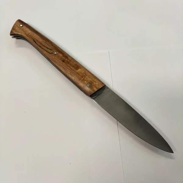 Couteau artisanal Lombard par Adrien Giovaninetti en hetre2