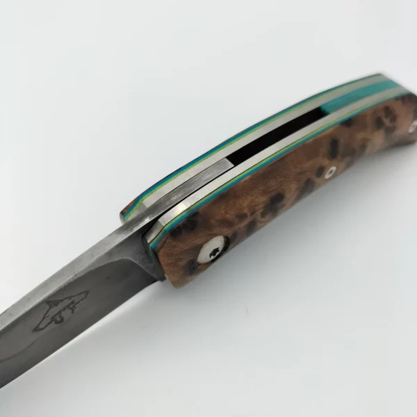 Couteau artisanal par JT Forge en Thuya 6