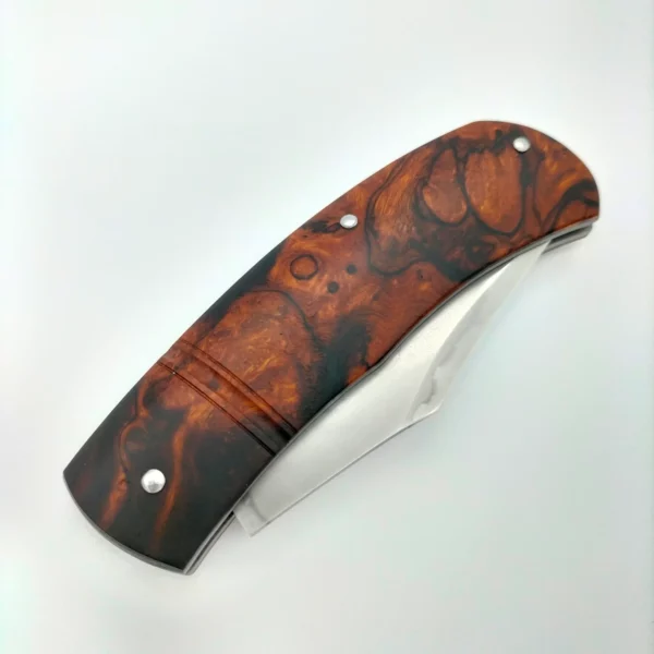 Couteau artisanal par La Forge Celtique en bois de fer 6