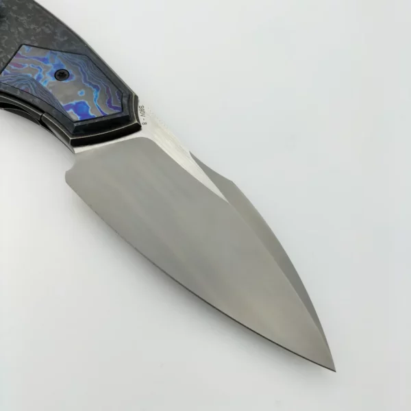 Couteau de Collection Davless Timascus realise par Custom Knife Factory5