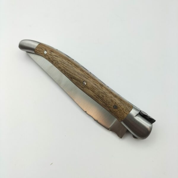 Couteau de Poche Laguiole Village 11 cm Double Mitres Noyer3