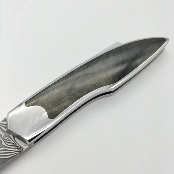 Couteau de collection damas realise par Vincent Saja4
