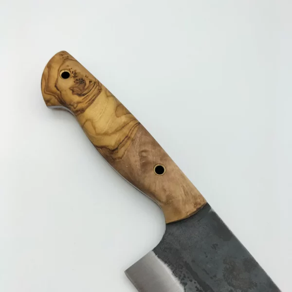 Couteau de cuisine artisanal Gyuto Olivier par Frederic Marchand4 1