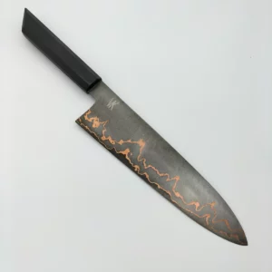 Couteau de cuisine artisanal Gyuto realise par Viet Knife