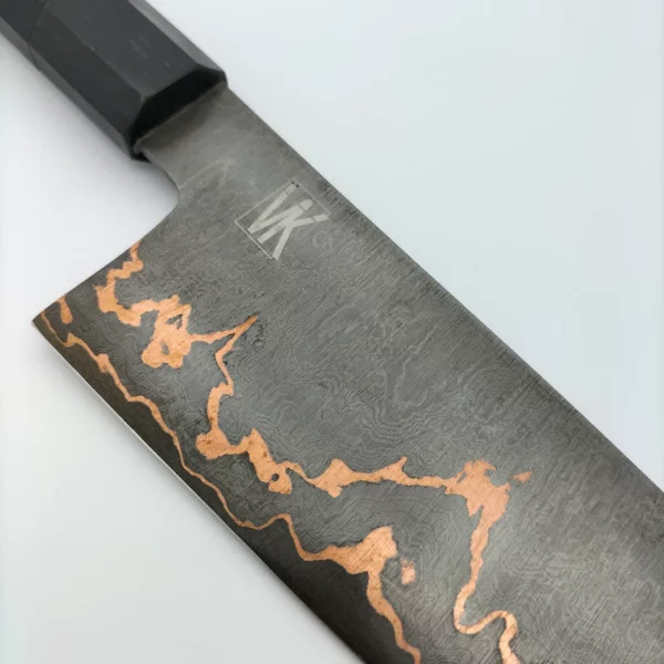 Couteau de cuisine artisanal Gyuto realise par Viet Knife3