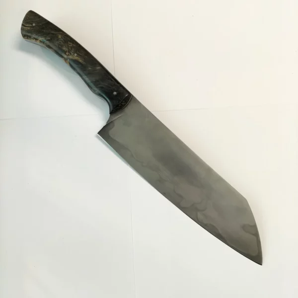 Couteau de cuisine artisanal Santoku de la Forge du Forez