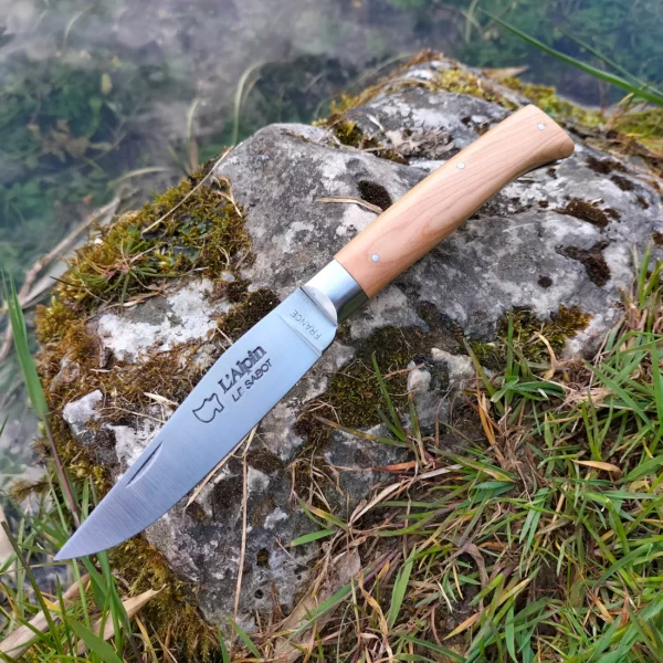 Couteau de poche Alpin en Genevrier par Au Sabot