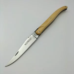 Couteau de poche Laguiole plein manche 12 cm en Buis 1