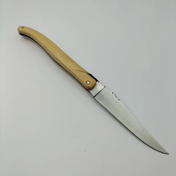 Couteau de poche Laguiole plein manche 12 cm en Buis2 1