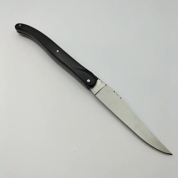 Couteau de poche Laguiole plein manche 12 cm en ebene2