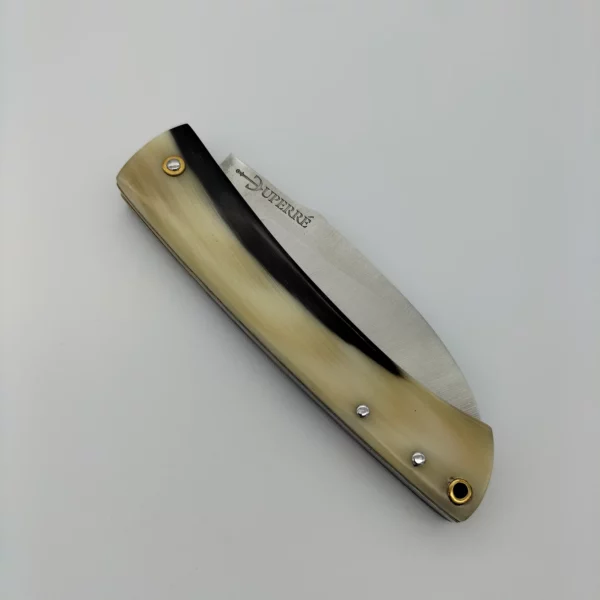 Couteau de poche en pointe de corne par la coutellerie Duperre4