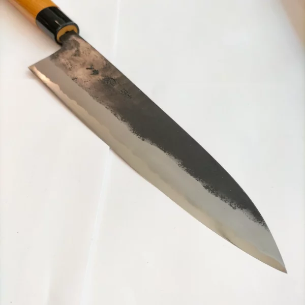 Couteau japonais artisanal Kuro Keyaki Gyuto 3