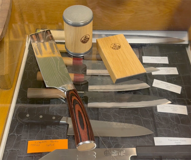 affutage couteau de japonais de cuisine