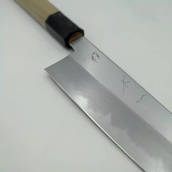 Couteau artisanal Hitohira Tanaka Ren White3