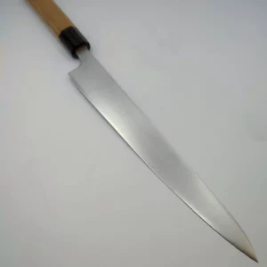 Couteau artisanal japonais Hitohira Futana S3 Migaki Sujihiki 240mm