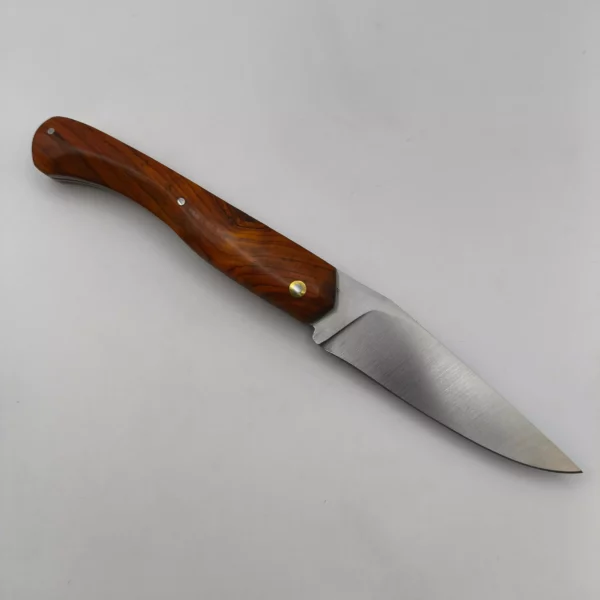 Couteau Pliant artisanal Cocobolo par La Bonne trempe3