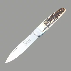 Couteau Pliant Hallali Cerf Douris Chastel — vue 1