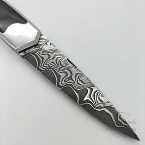 Damascus collector's knife made by Vincent Saja85