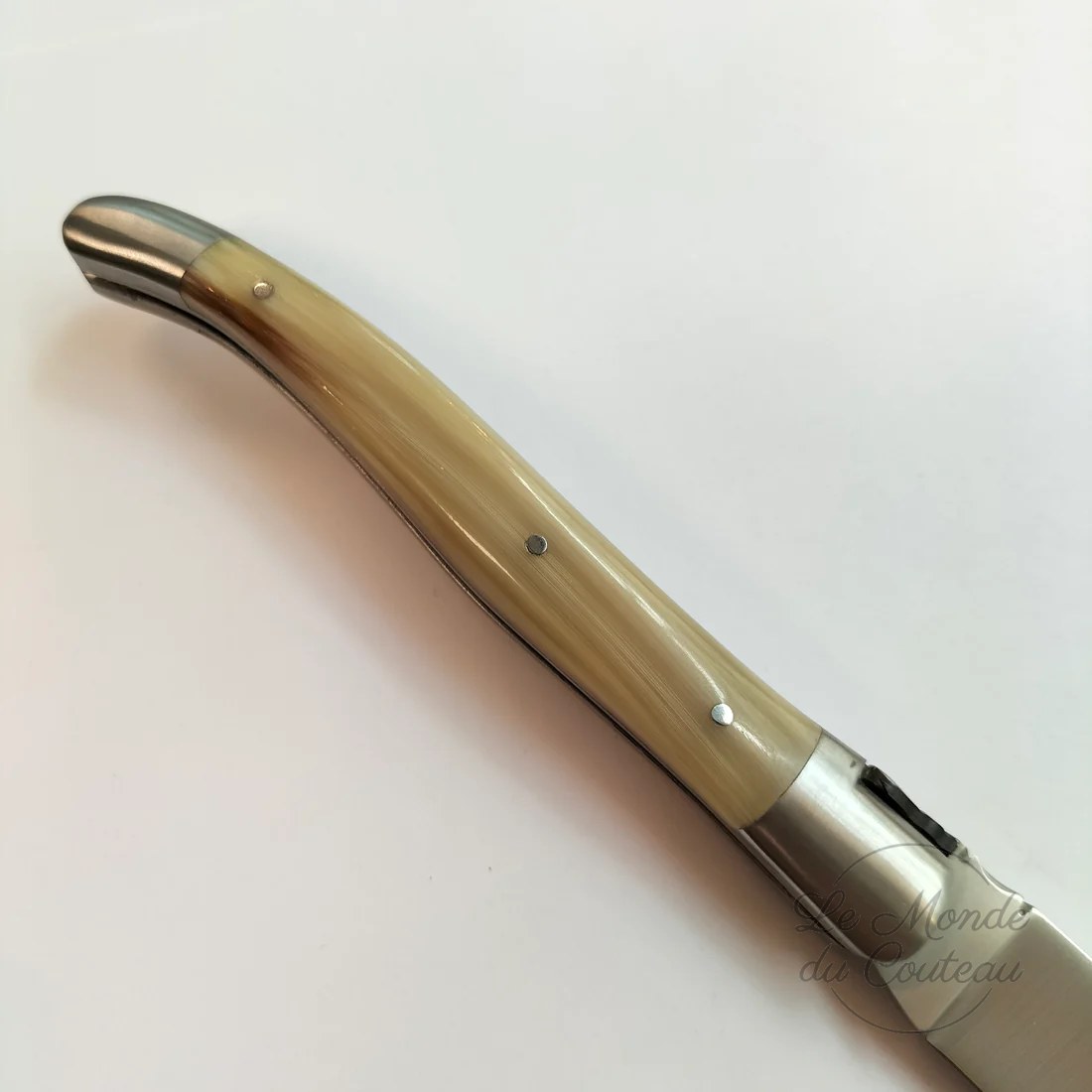 Laguiole Folding Knife 12 cm Horn Tip4