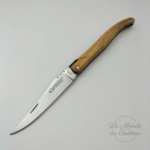 Taschenmesser Laguiole Vollgriff 12 cm aus Olivenholz