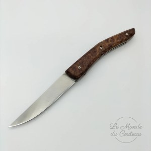 Handcrafted knife made by Atelier Legoff in padouk