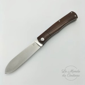 Handcrafted knife by Jesus Granda in Micarta