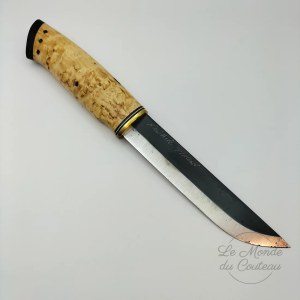 Feststehendes Puukko-Messer mit Birkenholzgriff 145mm