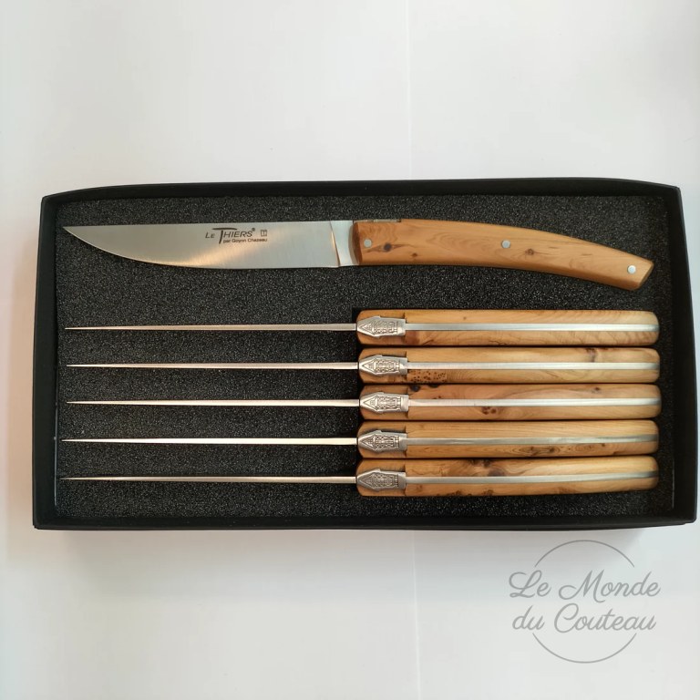 Thiers Pirou Juniper Table Knife Set