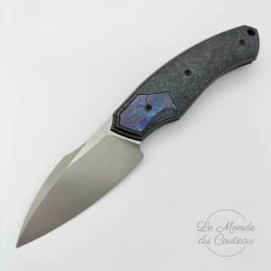 Davless Timascus-verzamelmes vervaardigd door Custom Knife Factory