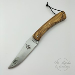 Camembert Taschenmesser Olivenholz