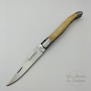 Klappmesser Laguiole Village 12 cm doppelte Platinen 2 Kropfe Buchsbaum