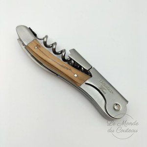 Laguiole Village Sommelier Knife in Olive Wood