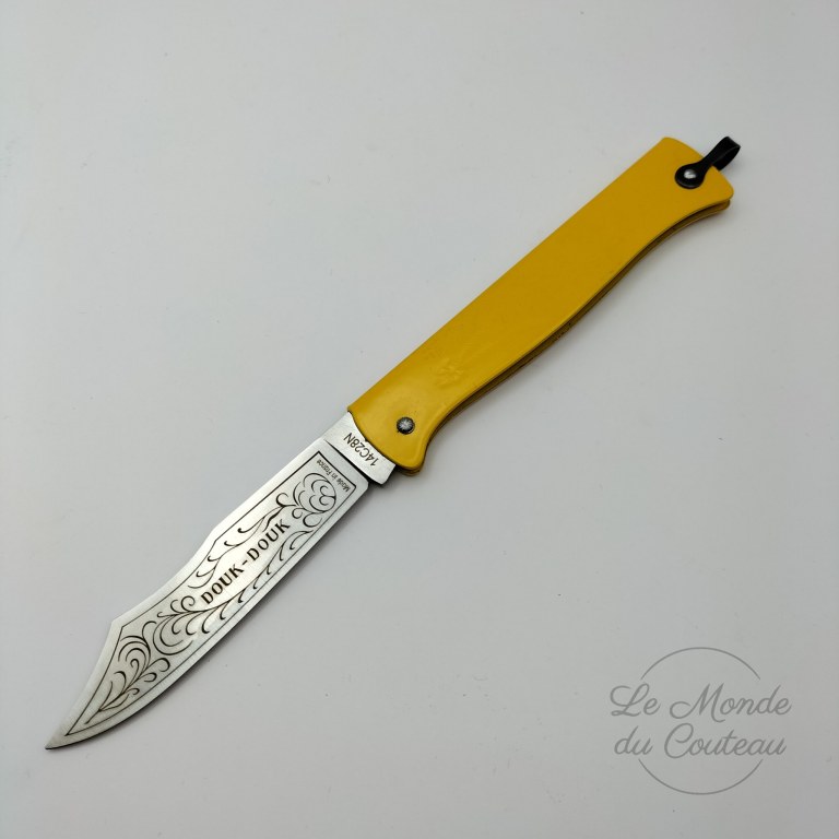 Douk Douk Klappmesser 11 cm Gelb Inox