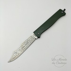 Douk Douk 11 cm Green Stainless Steel Folding Knife