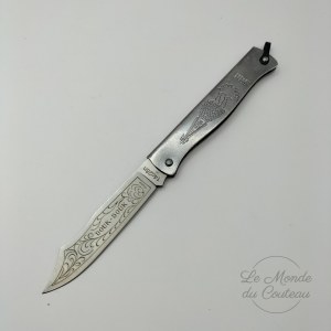 Douk Douk 9 cm Chrome Stainless Steel Folding Knife