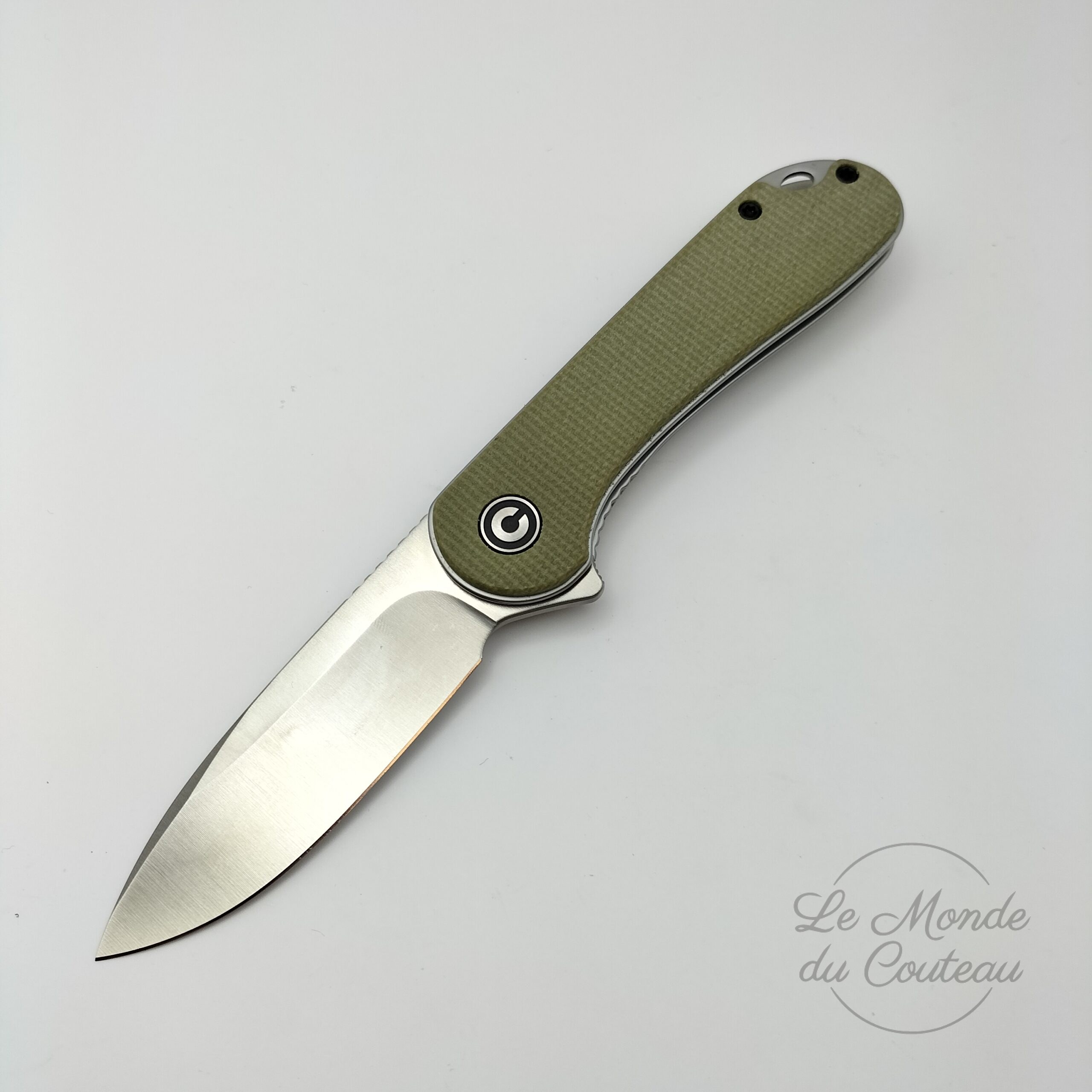 Civivi vouwmes Micarta olijfgroen