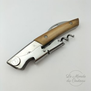 Thiers by Claude Dozorme Sommelier Knife in Olive Wood