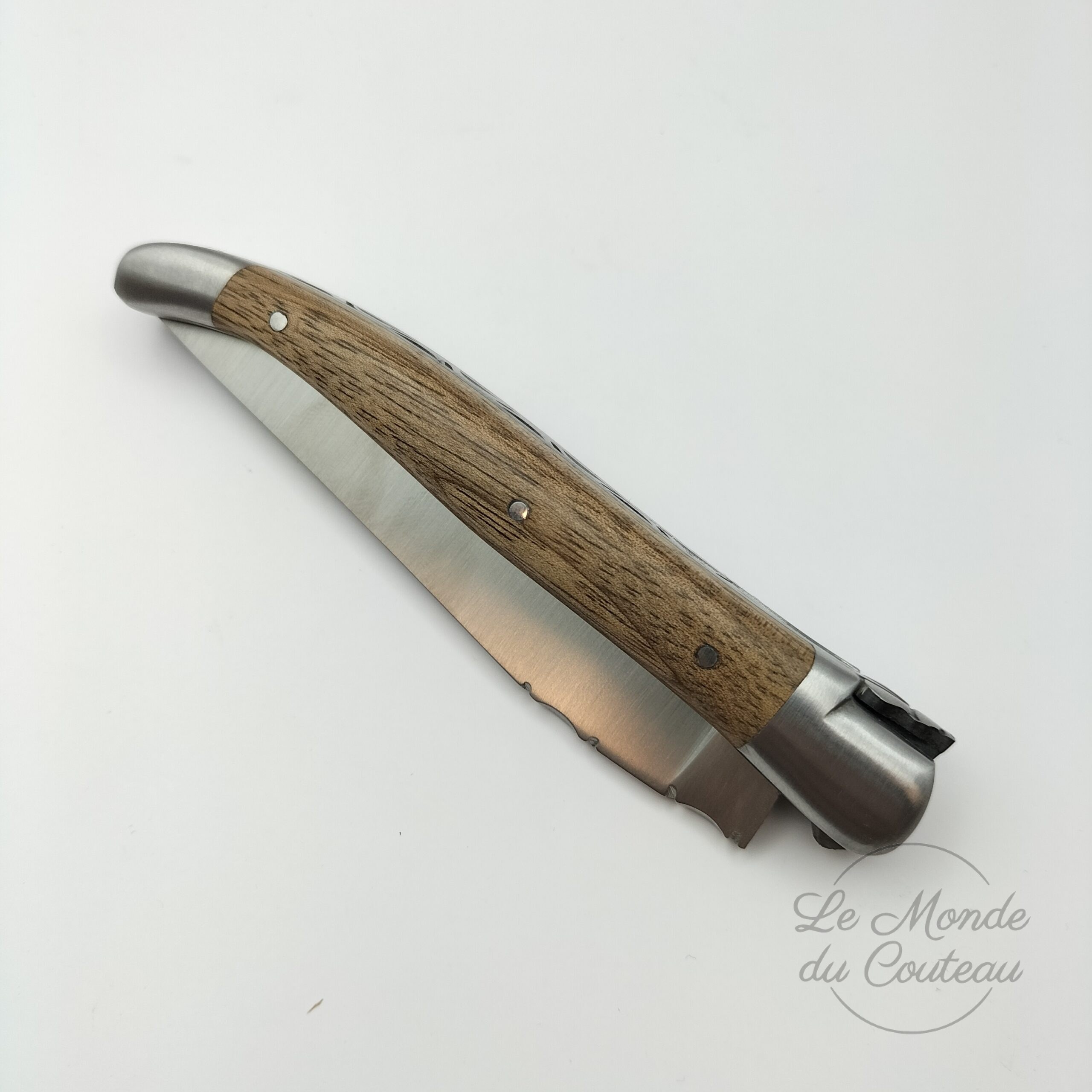 Coltello tascabile Laguiole Village 11 cm Doppie ghiere Noce3
