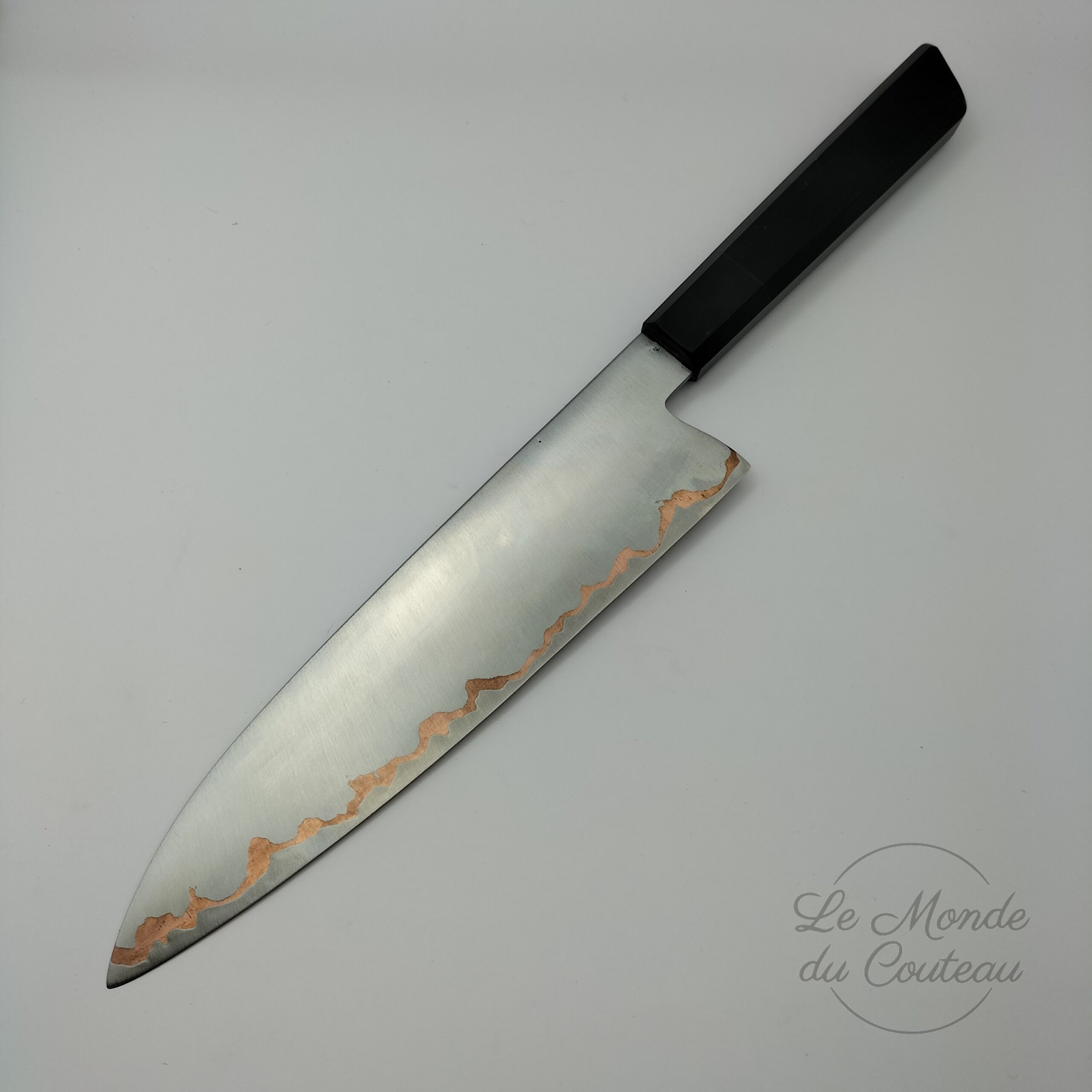 Coltello Giapponese VietKnife Gyuto M390 Ebano2