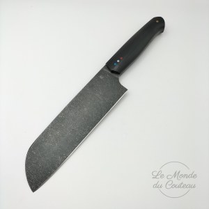 Ambachtelijk Santoku-keukenmes Carbon Yorick Stoupy