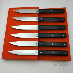 Set Perceval 9.47 Schwarze Tischmesser