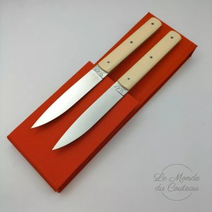 Perceval 9.47 Elfenbein Tischmesser-Duo