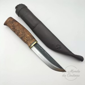 Feststehendes Puukko-Messer mit Birkenholzgriff 145mm