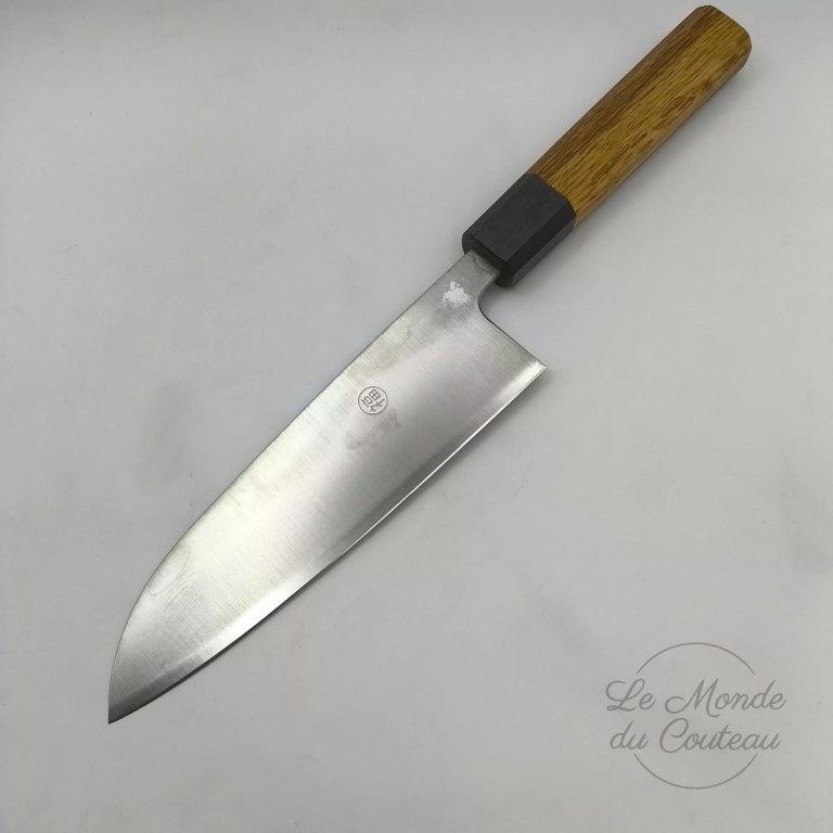 Coltello Giapponese Artigianale Santoku Fukushima Ginsan