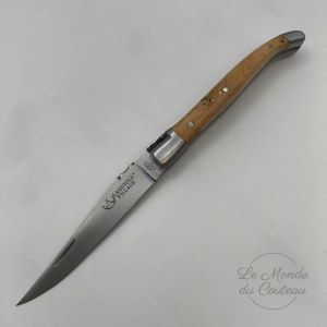 Laguiole Village Taschenmesser 10 cm mit doppelten Kropfen Wacholder