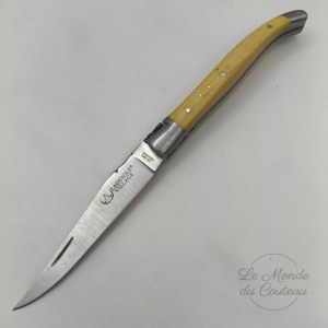 Laguiole Village Taschenmesser 10 cm mit doppelten Kropfen Buchsbaum