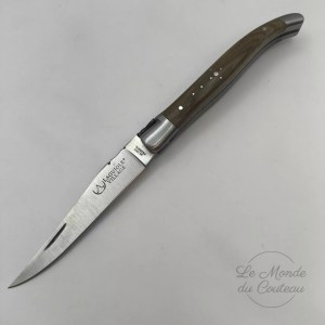 Taschenmesser Laguiole Village 10 cm mit doppelten Kropfen, Nussbaum