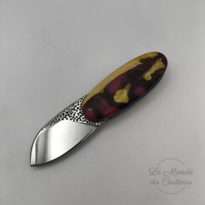 Handcrafted Bouledogue Knife by DG Coutellerie in boxwood