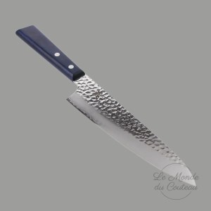 Couteau japonais Chef Yaxell Blue — vue 1